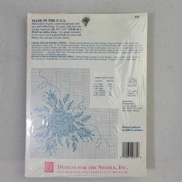 Designs For The Needle Pillowsham - Cross Stitch - Picture 5 of 10